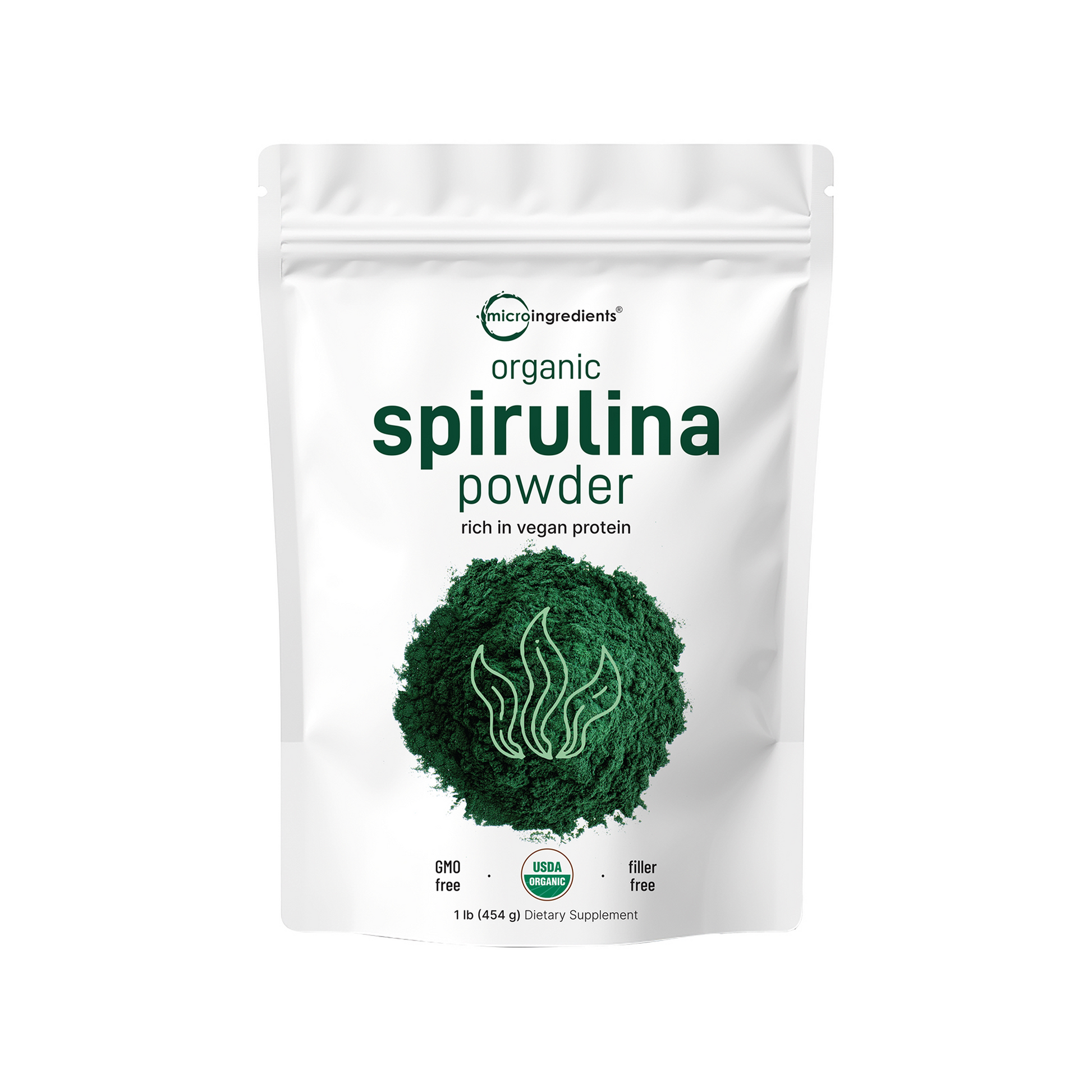 Polvo de Espirulina Orgánica - Micro Ingredients