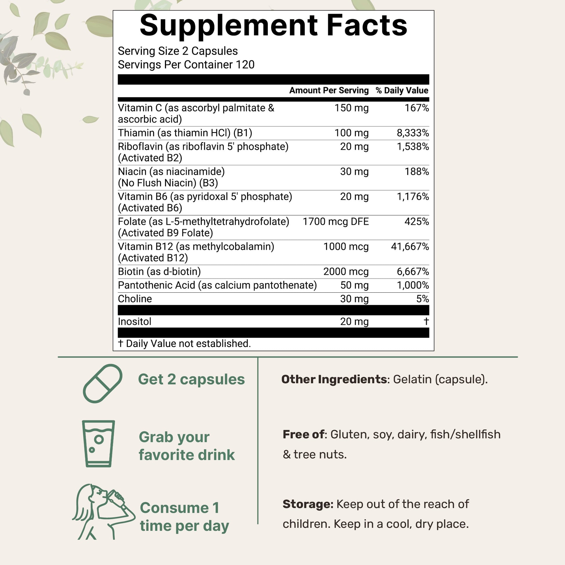 Complejo B Metilado - Micro Ingredients