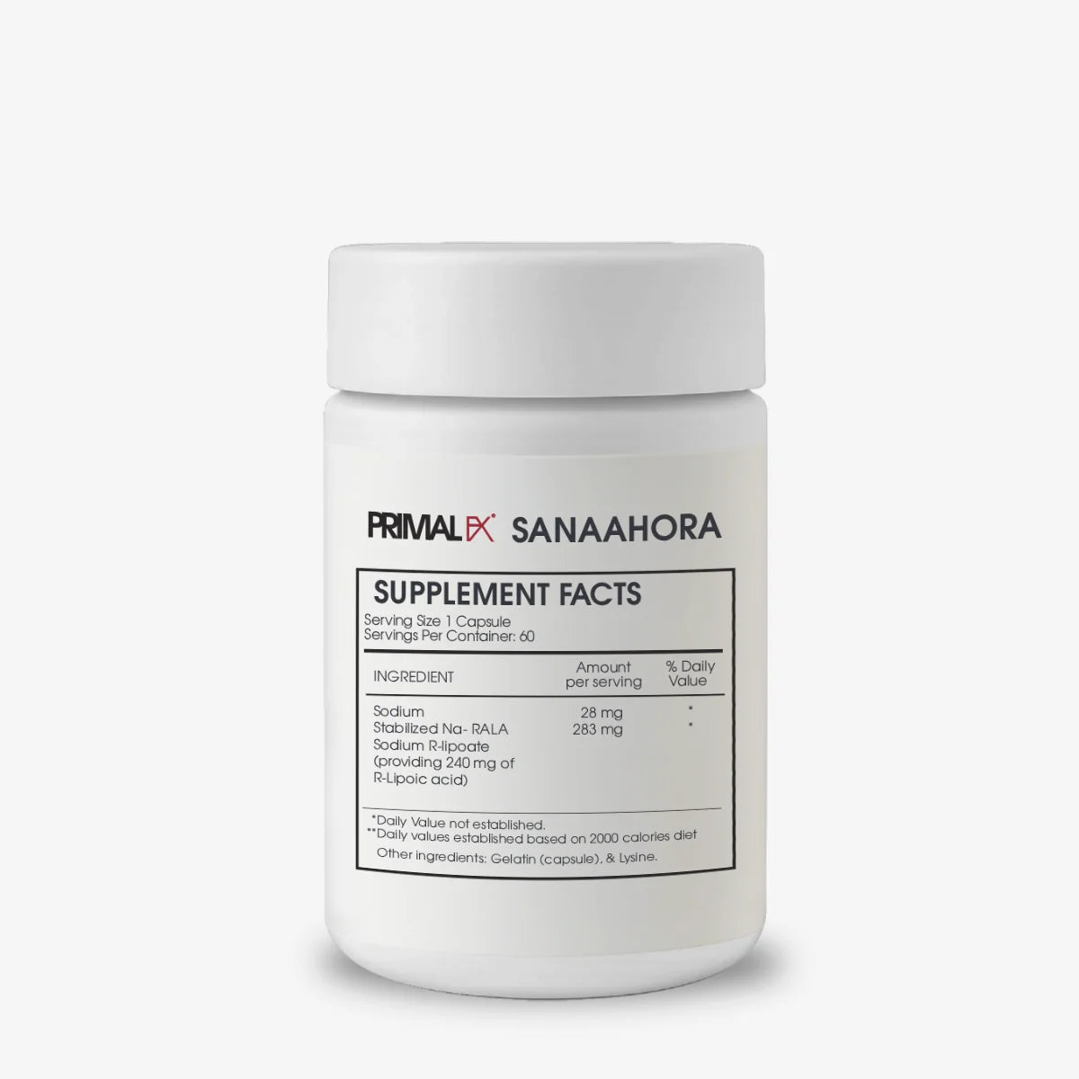 Acido R Lipoico - Primal FX