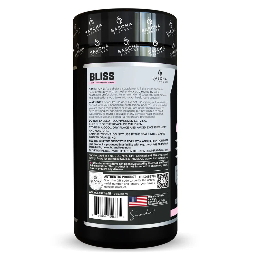 Bliss Salud intestinal y digestiva – Sascha Fitness