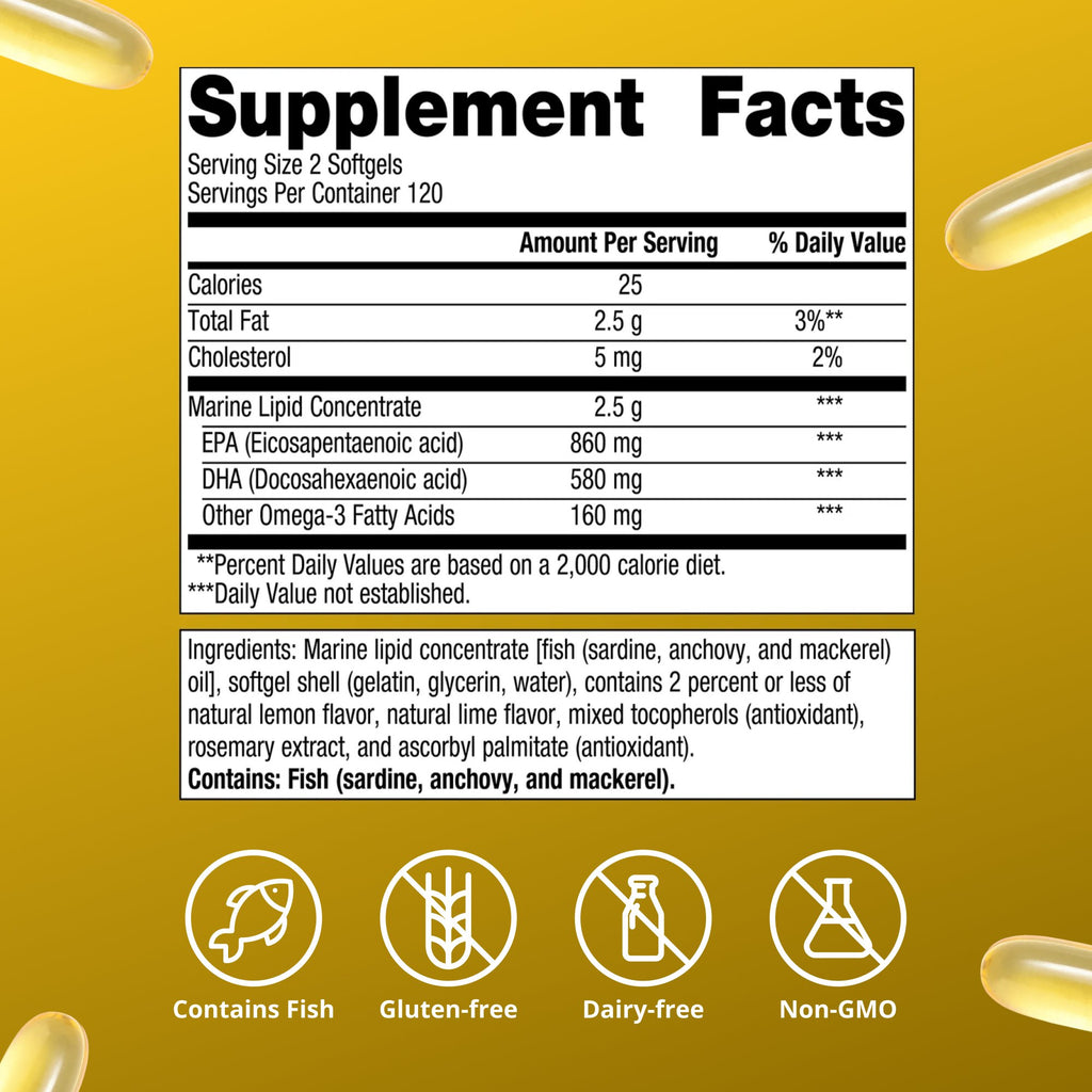 OmegaGenics® Fish Oil EPA-DHA 720 mg 6