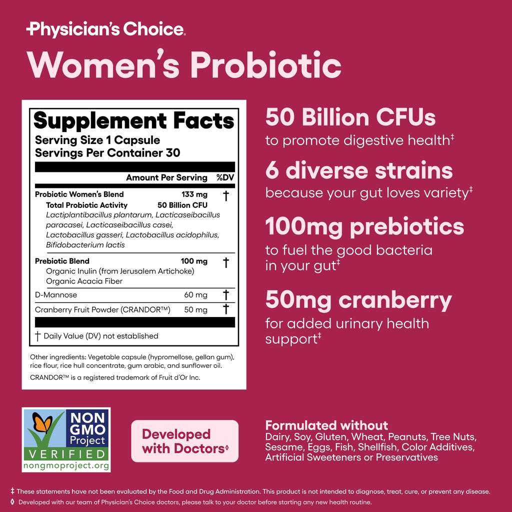 Probiótico para Mujer - Physician's Choice
