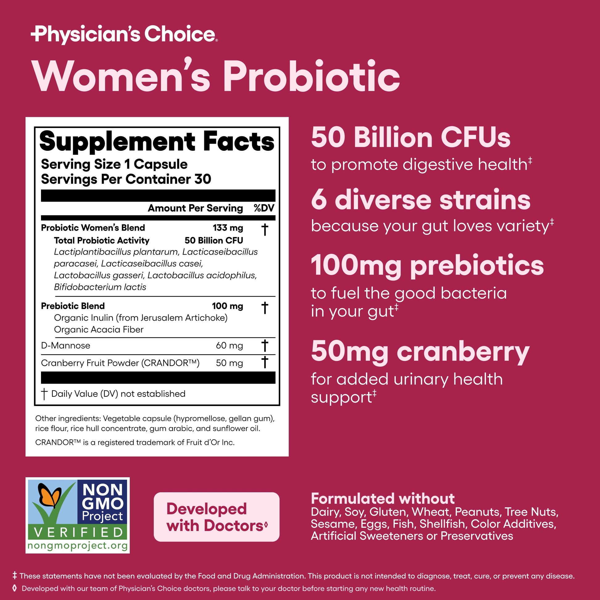 Probiótico para Mujer - Physician's Choice