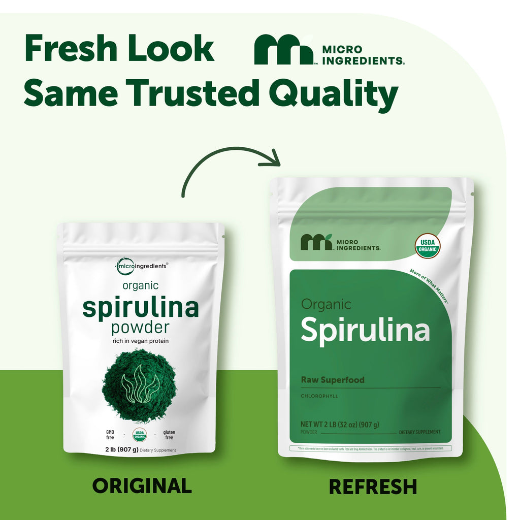 Polvo de Espirulina Orgánica - Micro Ingredients