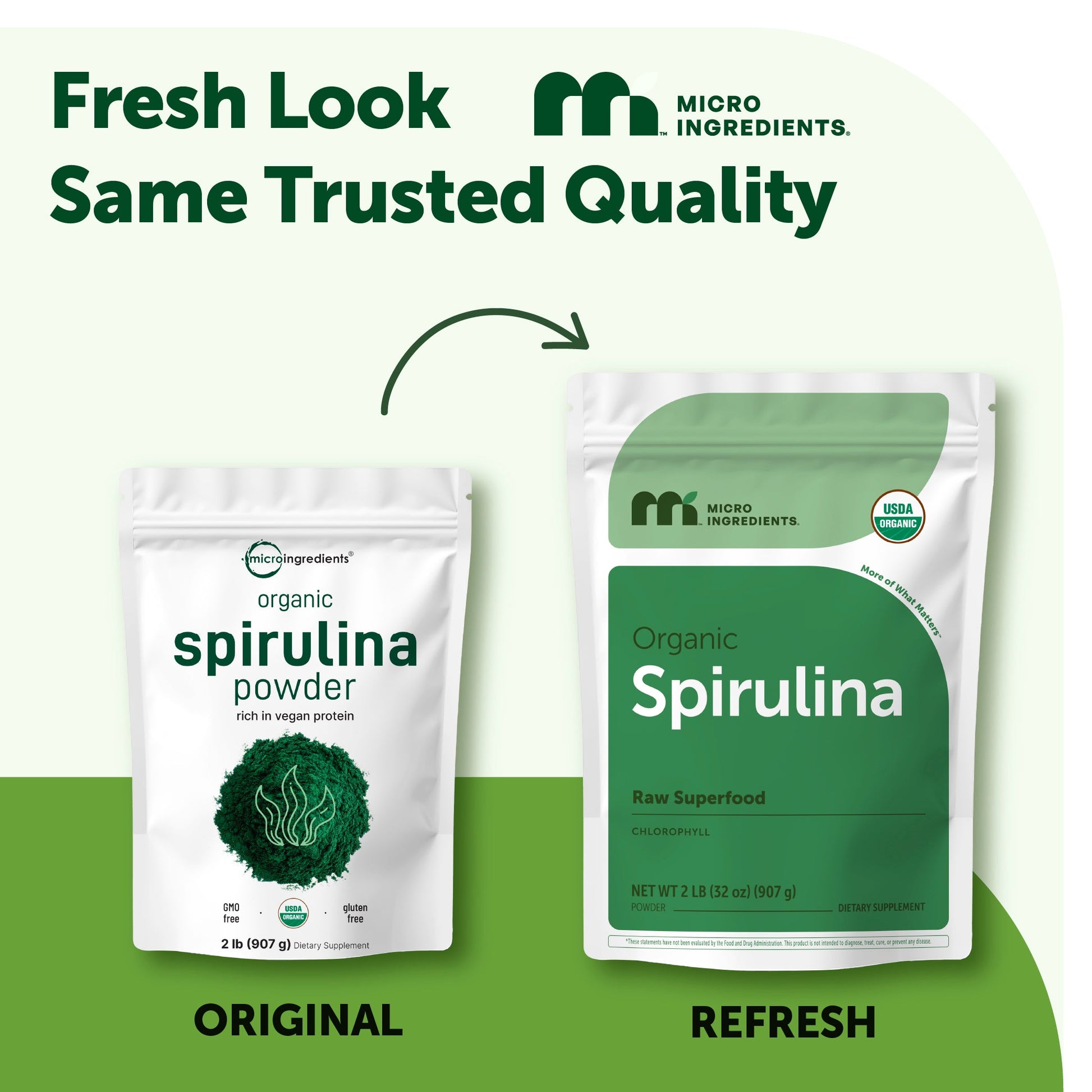 Polvo de Espirulina Orgánica - Micro Ingredients