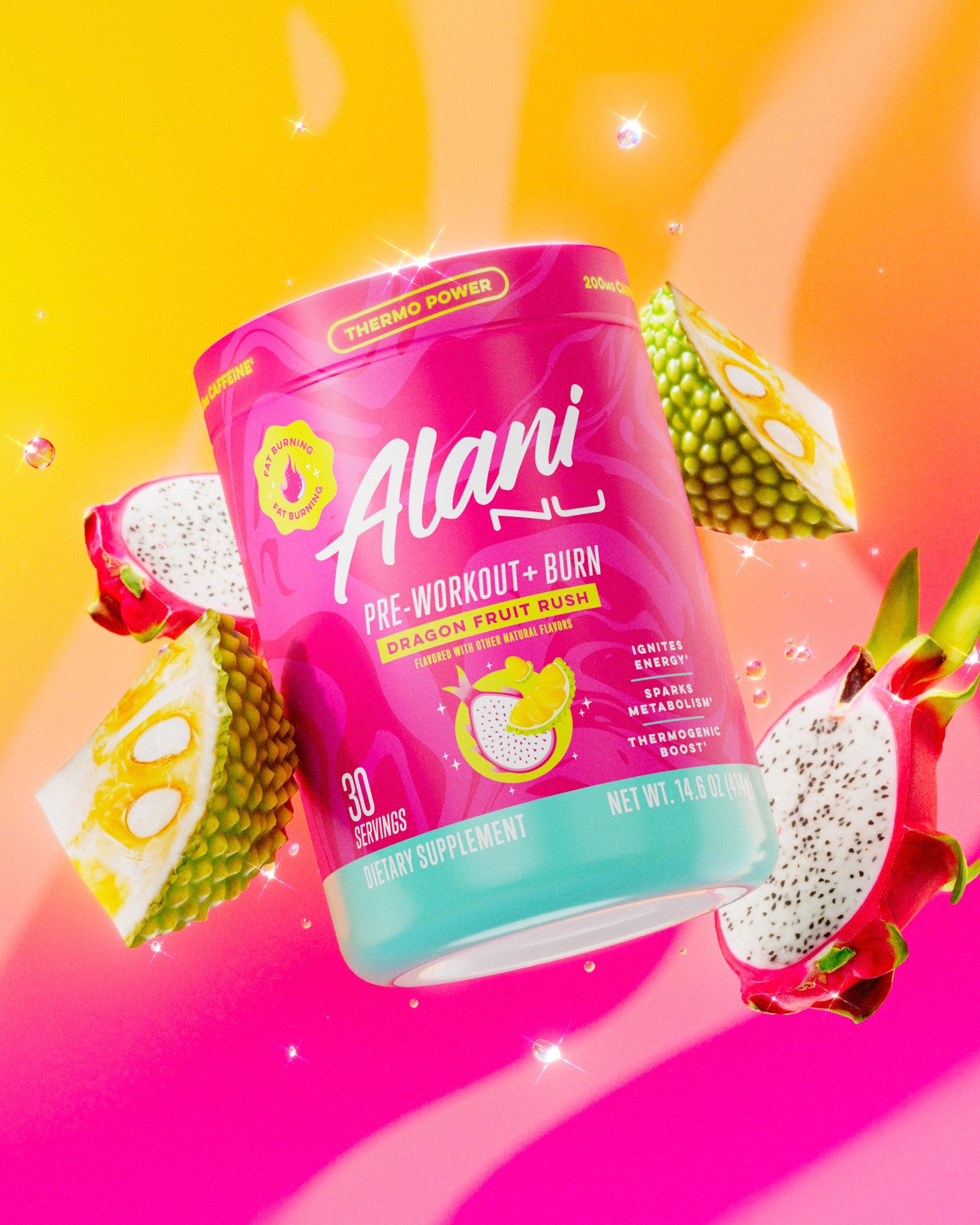 Pre-Entreno+ Burn - Dragon Fruit Rush - Alani Nu