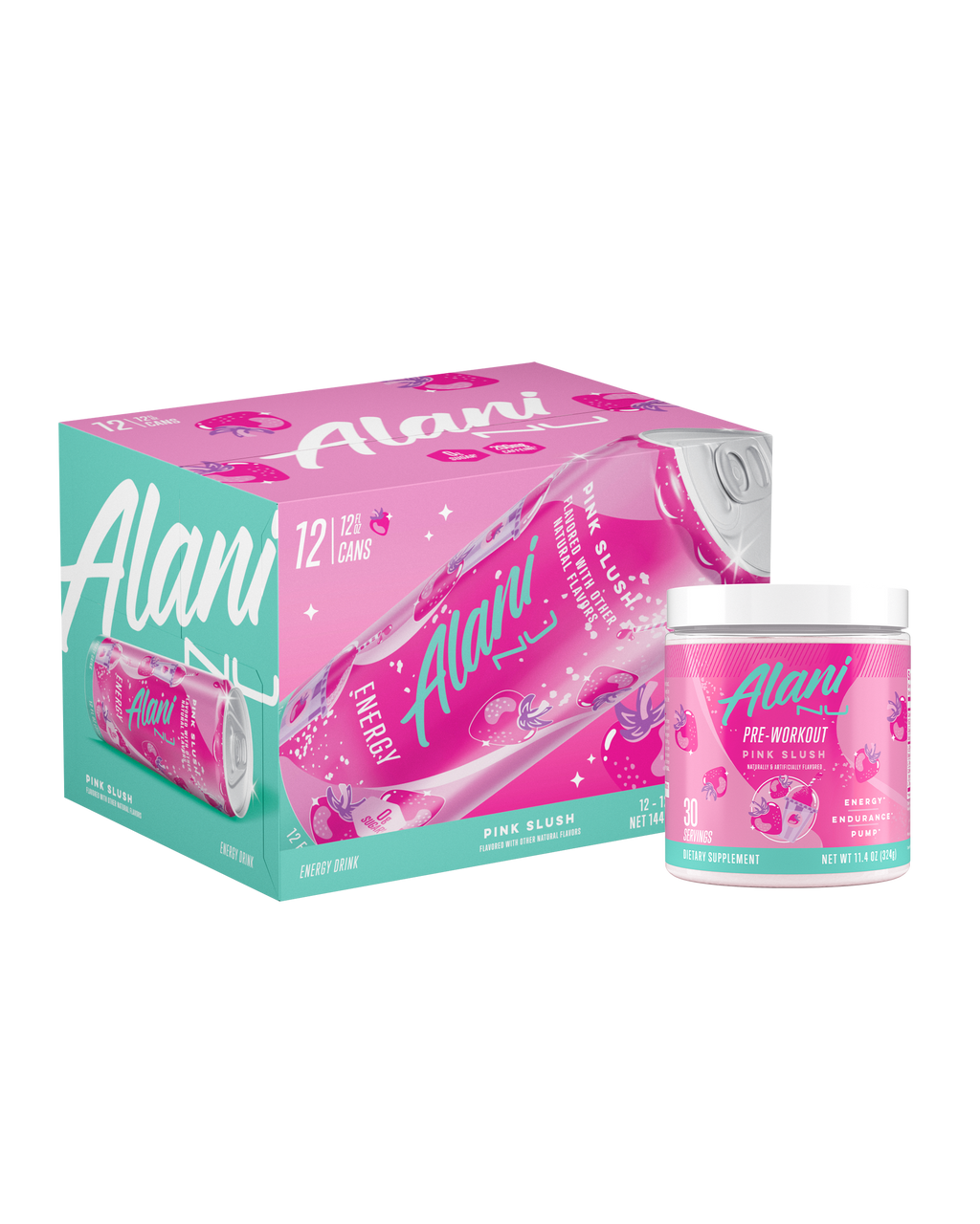 Bebida Energética y Pre-Entreno - Pink Slush - Alani Nu