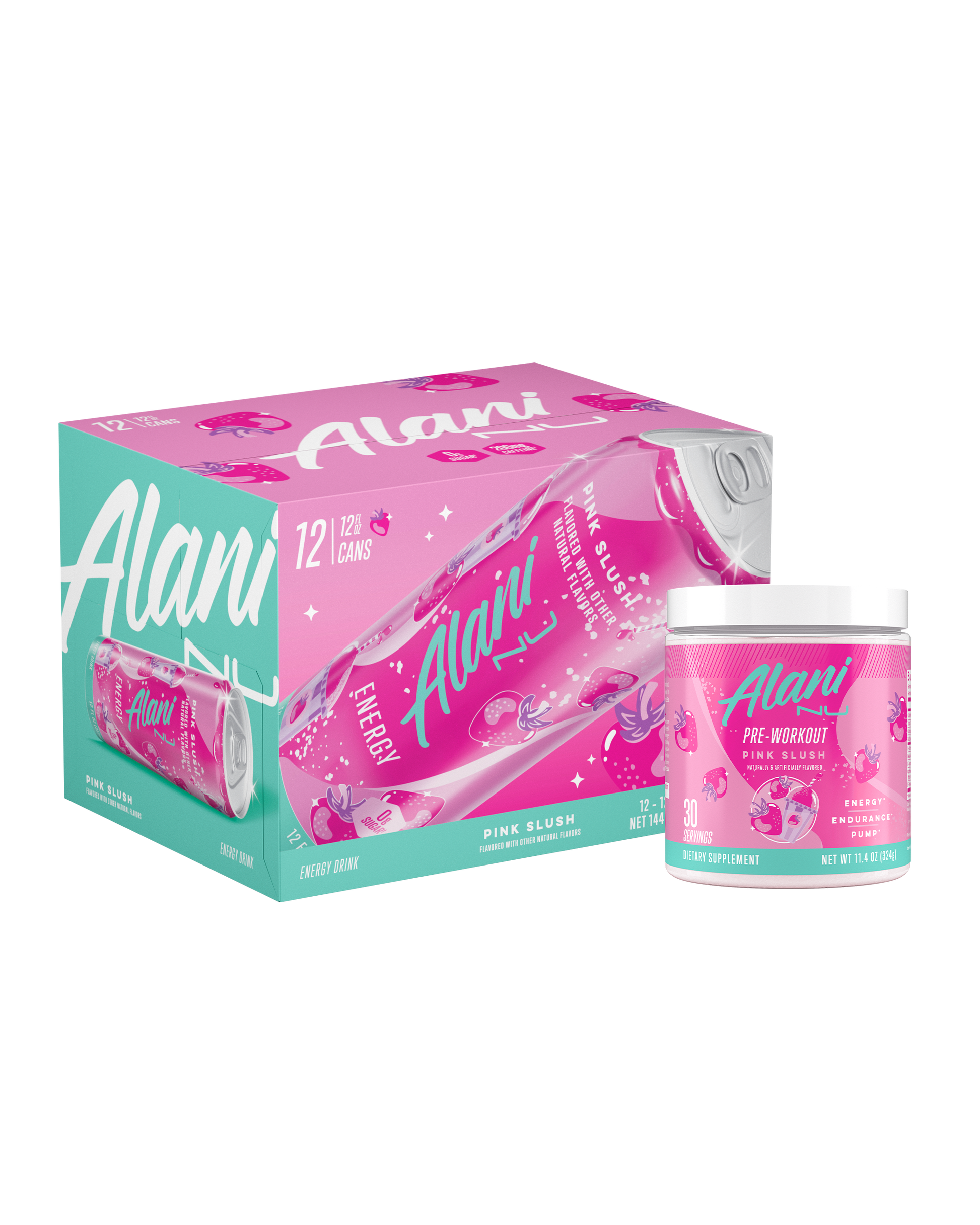 Bebida Energética y Pre-Entreno - Pink Slush - Alani Nu