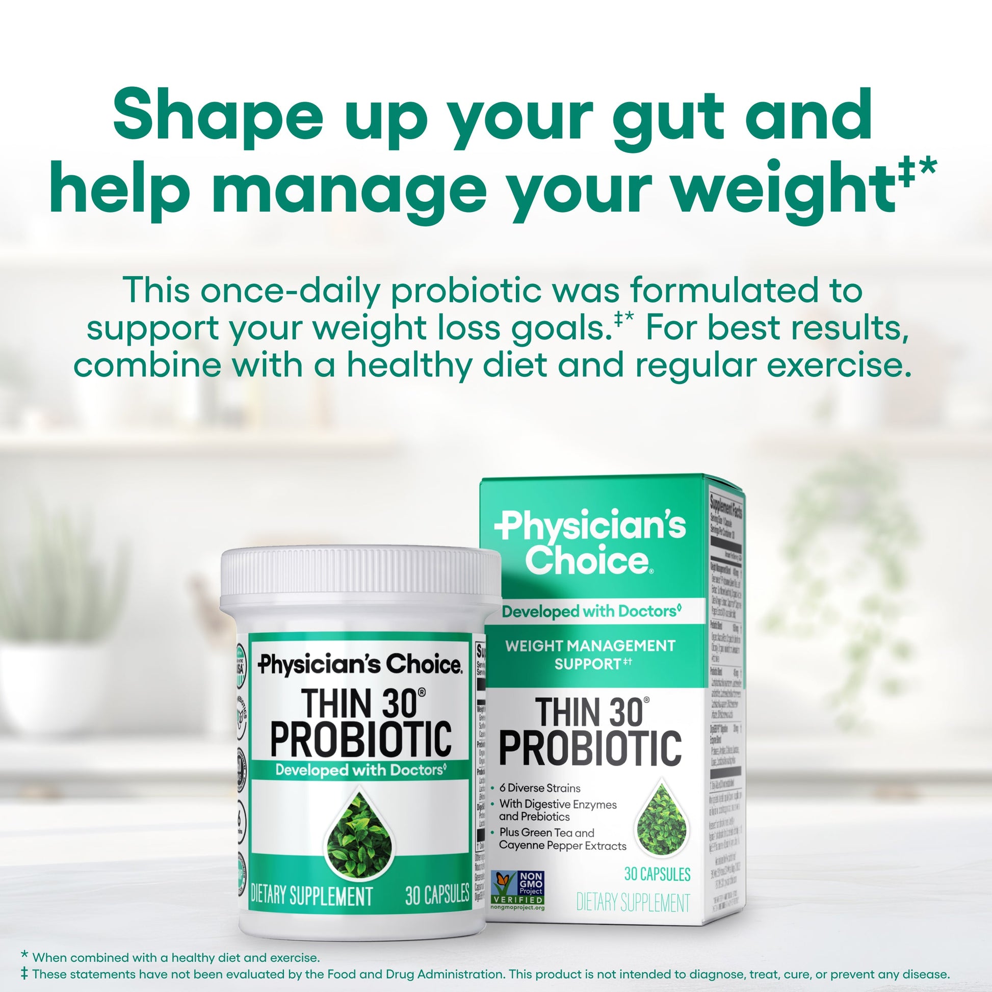 Probiótico Thin 30 - Physician's Choice