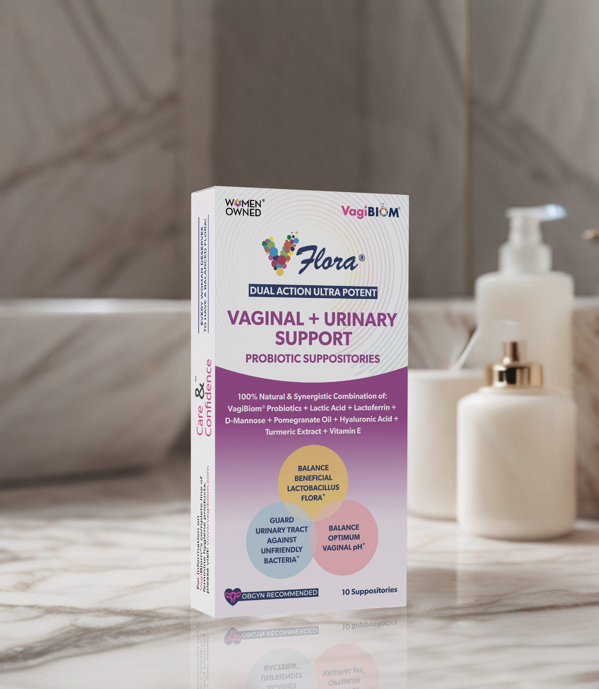 Óvulos Probióticos de Soporte Vaginal y Urinario - VagiBiom