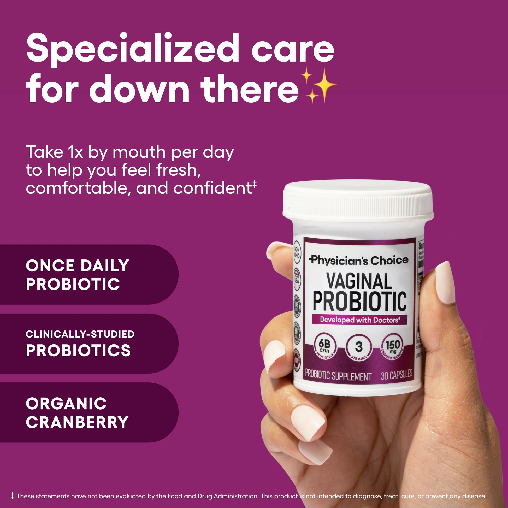 Probiótico Vaginal - Physician's Choice