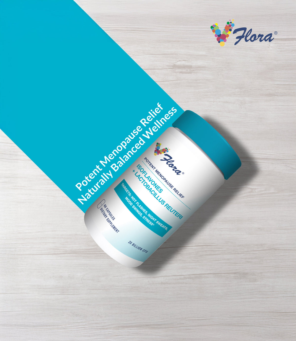 VFlora Alivio de la Menopausia con Isoflavonas y Probióticos - VagiBiom