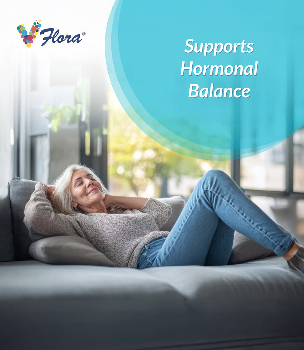 VFlora Alivio de la Menopausia con Isoflavonas y Probióticos - VagiBiom