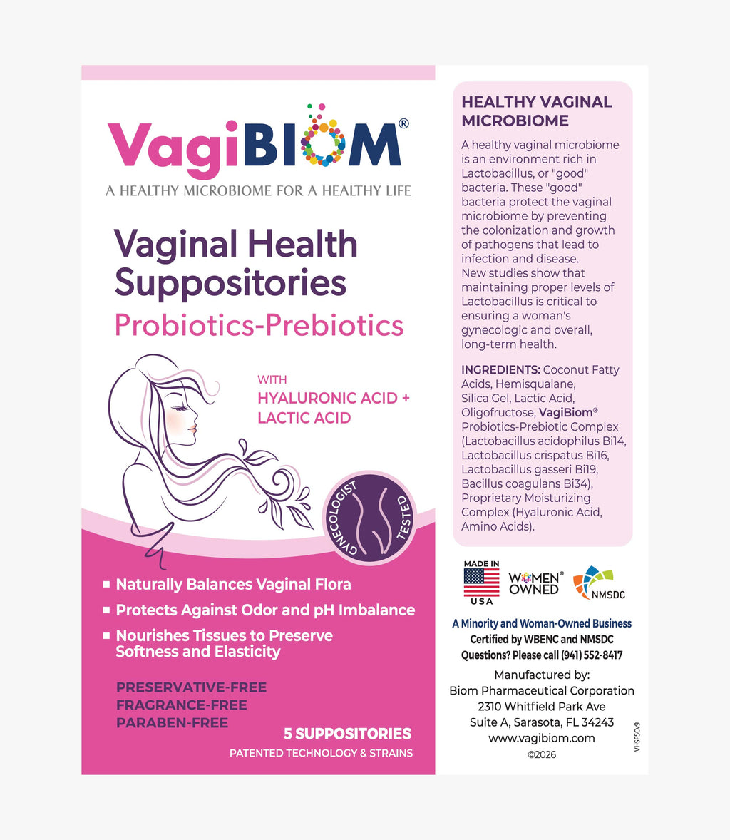 Óvulo Probiótico Vaginal Sin Fragancia - VagiBiom