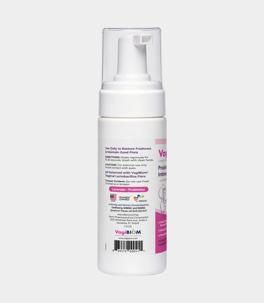 Espuma Limpiadora Íntima Femenina Probiótica - VagiBiom