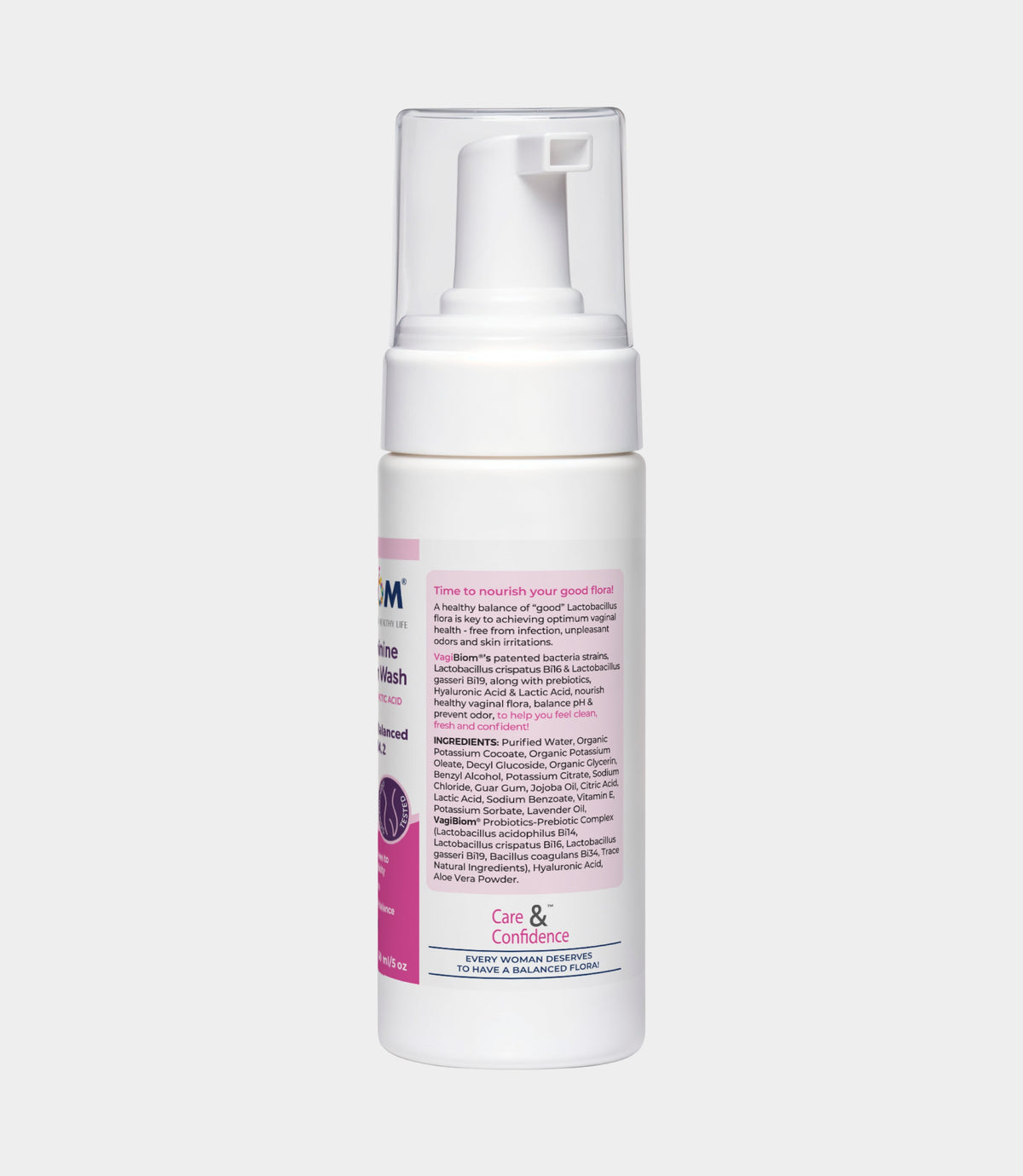 Espuma Limpiadora Íntima Femenina Probiótica - VagiBiom