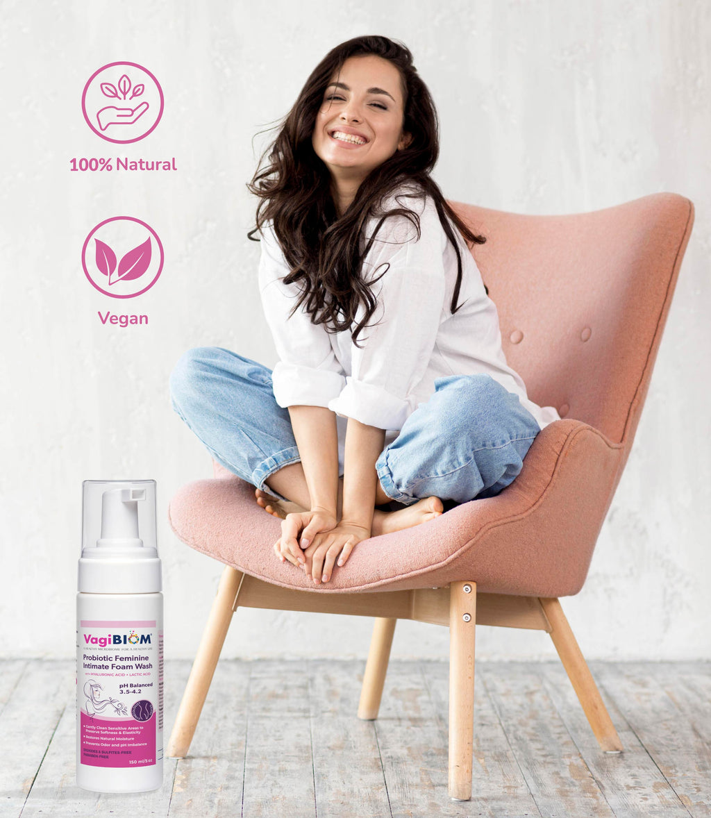 Espuma Limpiadora Íntima Femenina Probiótica - VagiBiom
