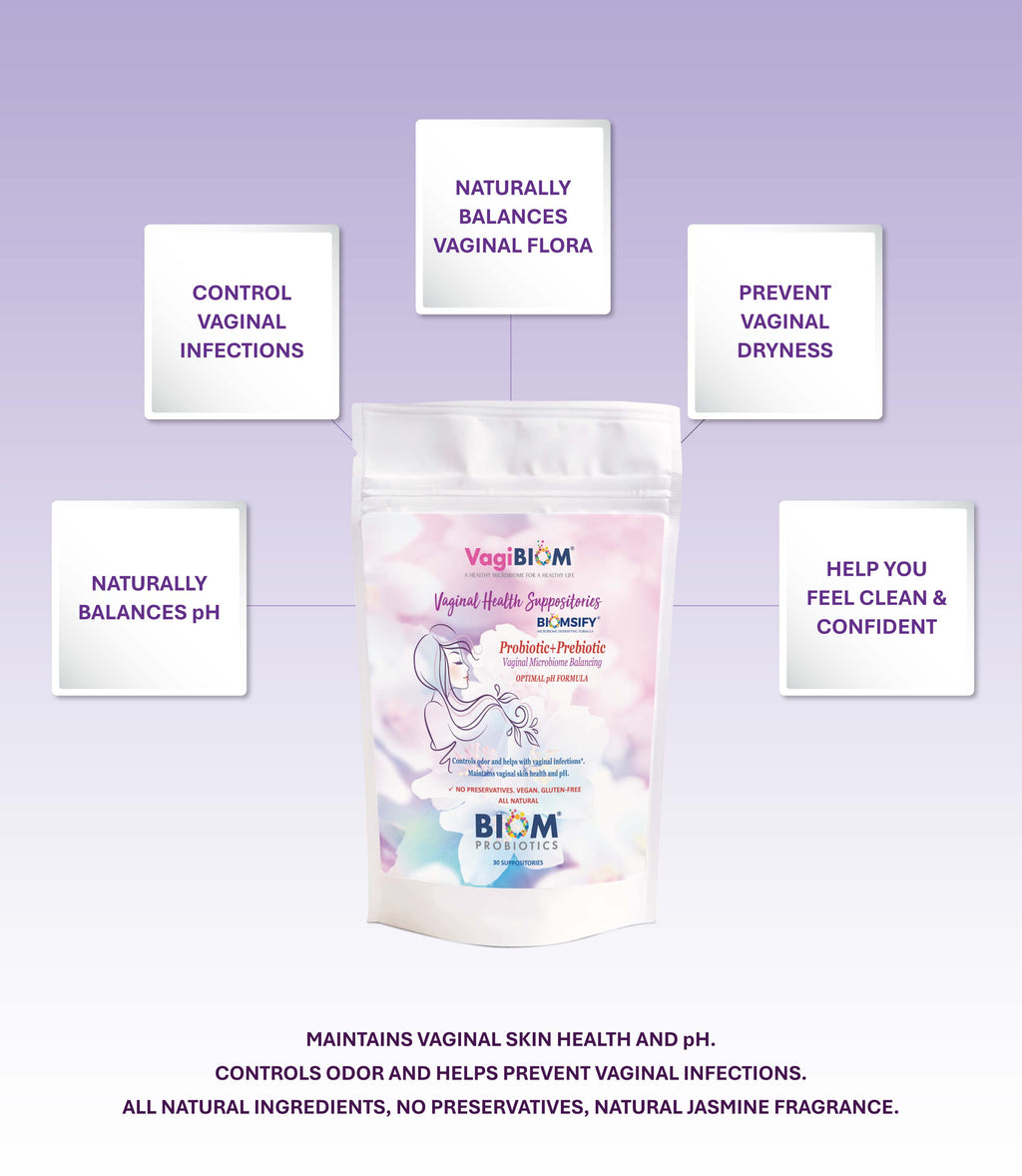 Óvulo Probiótico Vaginal Natural - VagiBiom