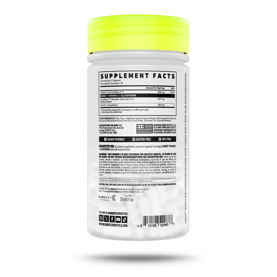 Basics Vitamina C + Glutatión - GHOST