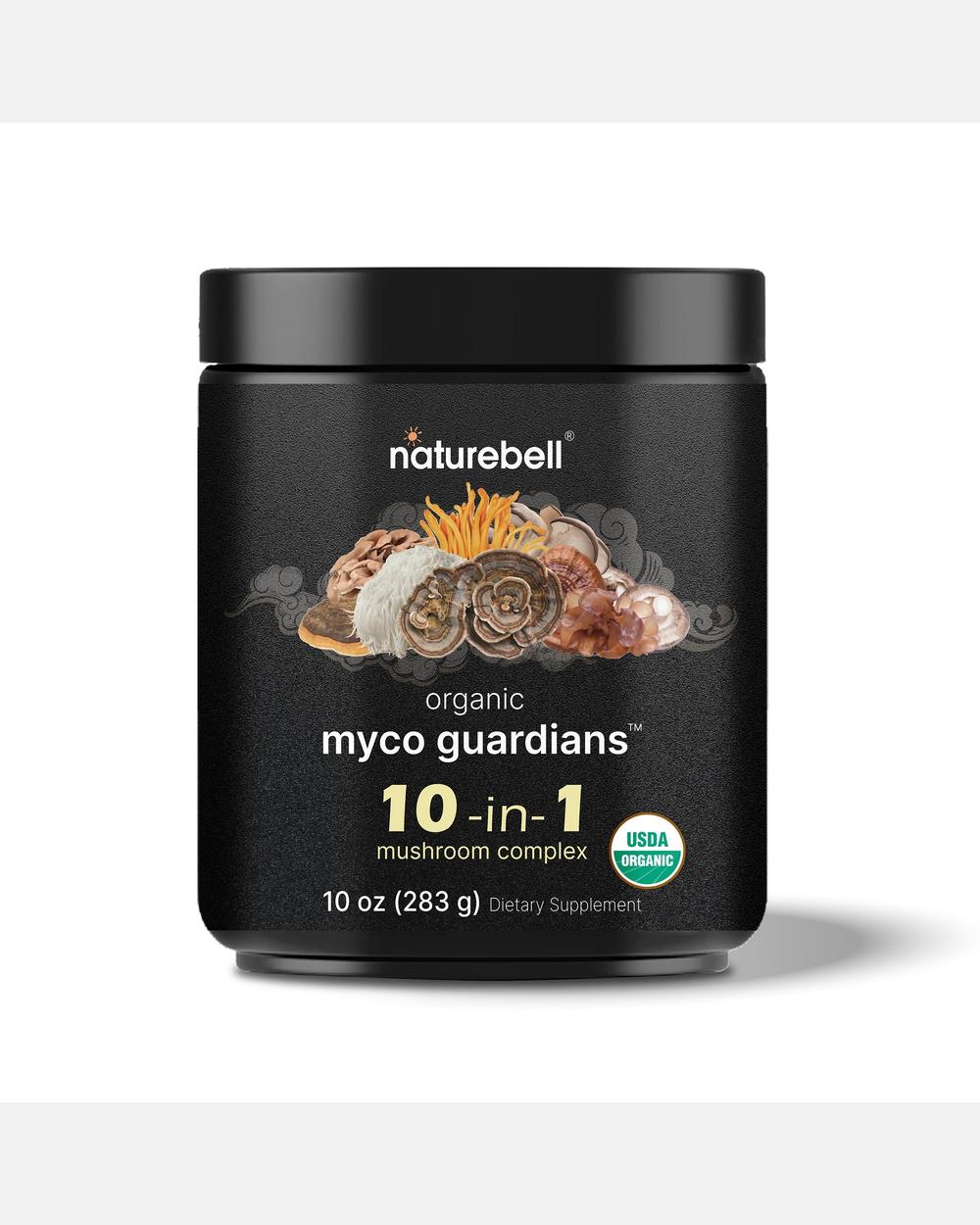 Mezcla de Hongos 10 en 1 Organic Myco Guardians - NatureBell