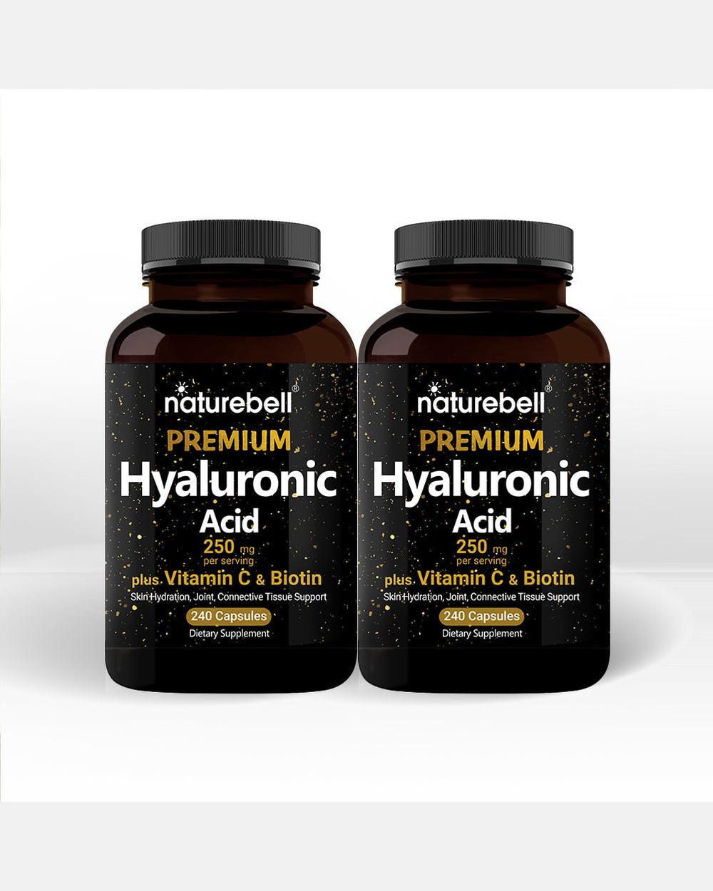 Ácido Hialurónico Premium con Vitamina C - Pack x2 (480 Cápsulas) - NatureBell