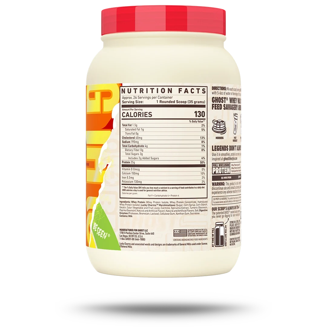 Whey x LUCKY CHARMS™ Leche de Cereal - GHOST