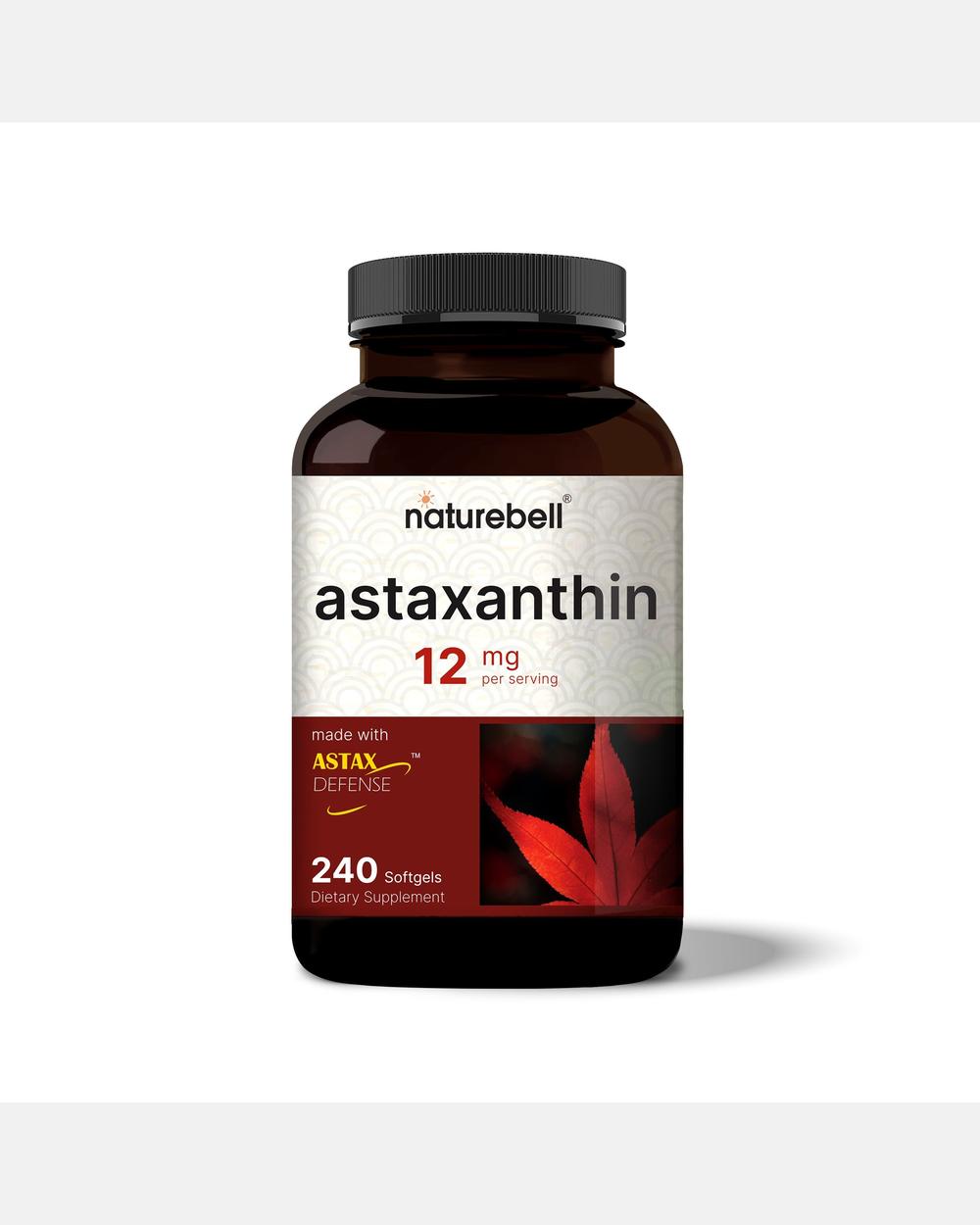 Astaxantina 12 mg - 240 Cápsulas blandas - NatureBell