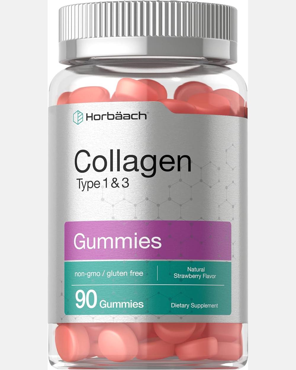 Collagen Gummies Fresa Hidrolizado 90u – Horbaach