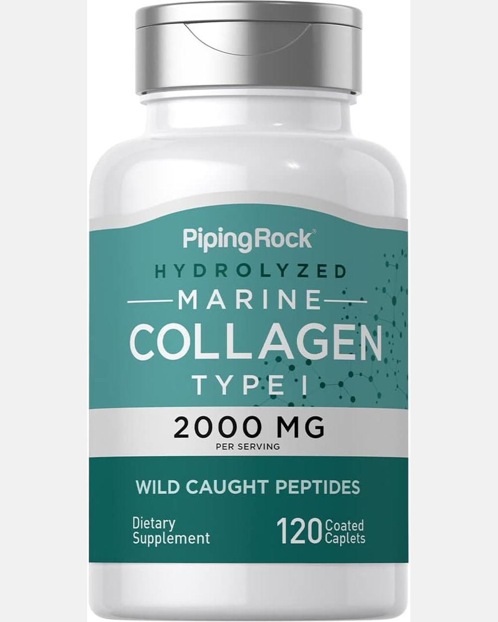 Marine Collagen Peptides | 2000 mg | 120 Capletas - Piping Rock
