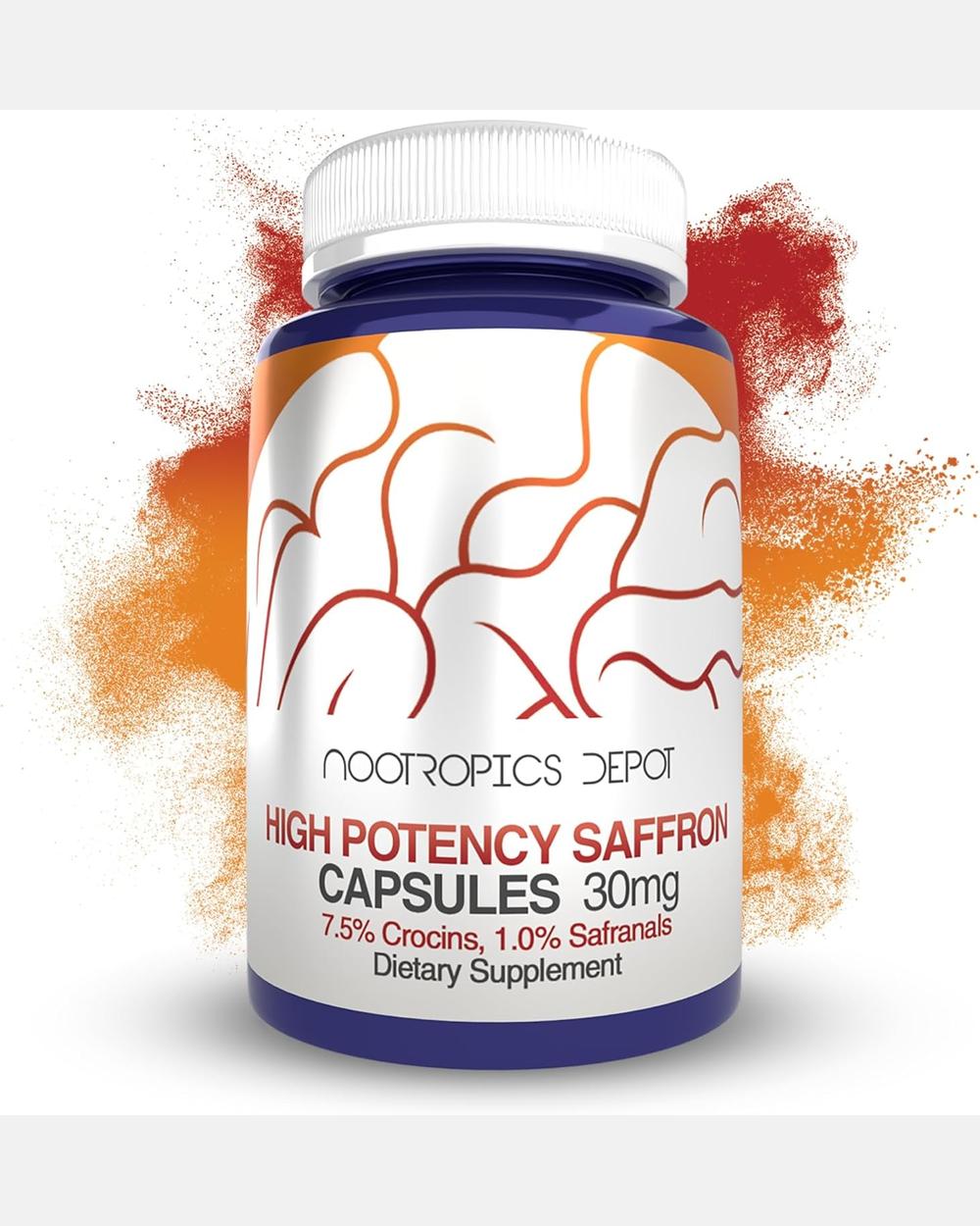 Saffron Extract 30mg | 60 Cápsulas | Nootropics Depot