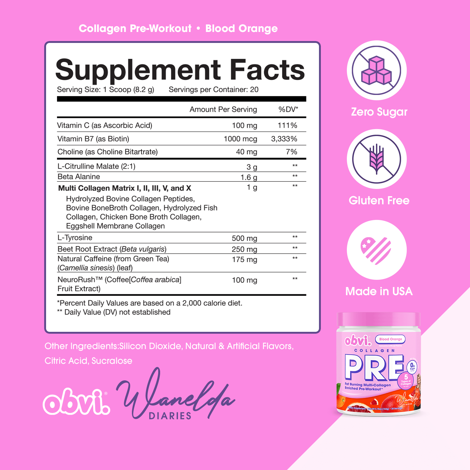 Collagen Pre Workout | Blood Orange
