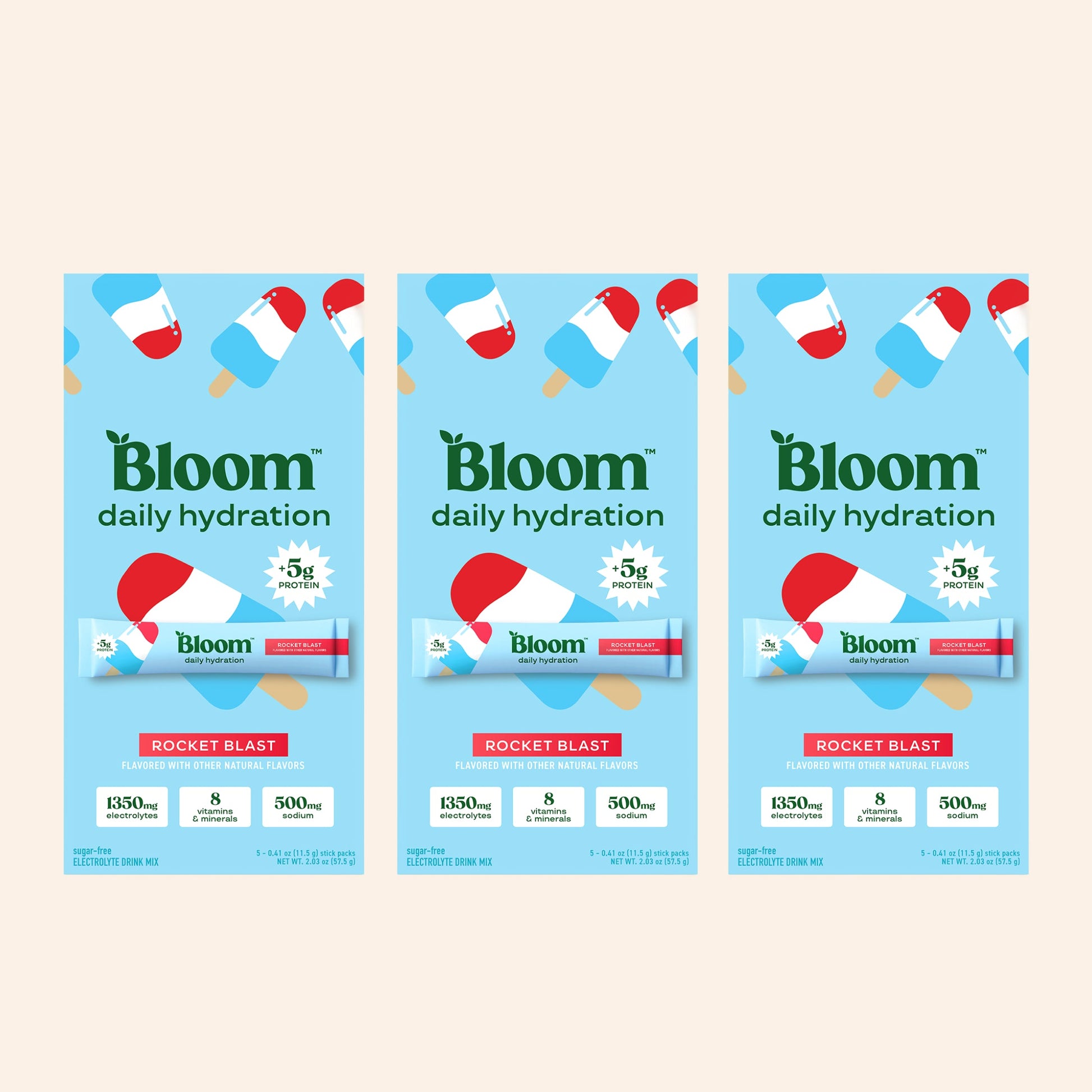 Sticks de Hidratación Diaria - Bloom Nutrition