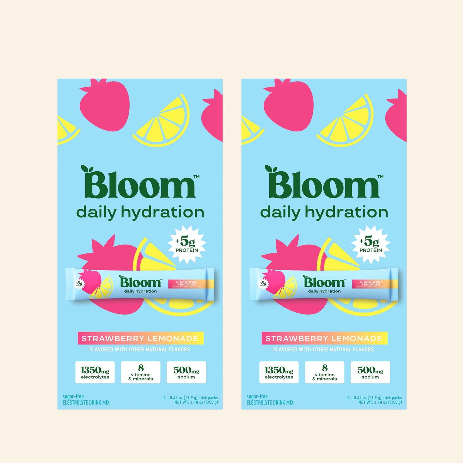 Sticks de Hidratación Diaria - Bloom Nutrition