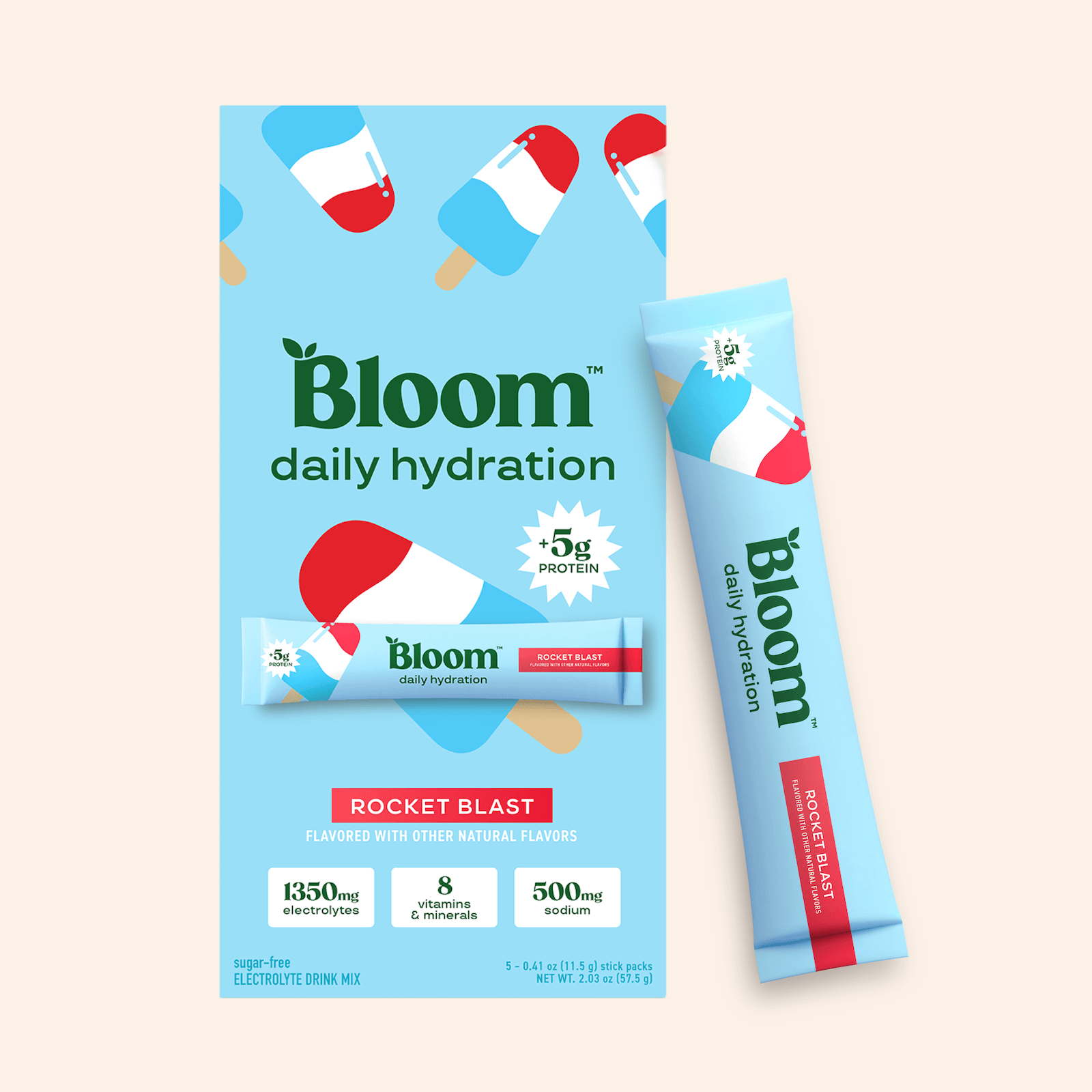 Sticks de Hidratación Diaria - Bloom Nutrition