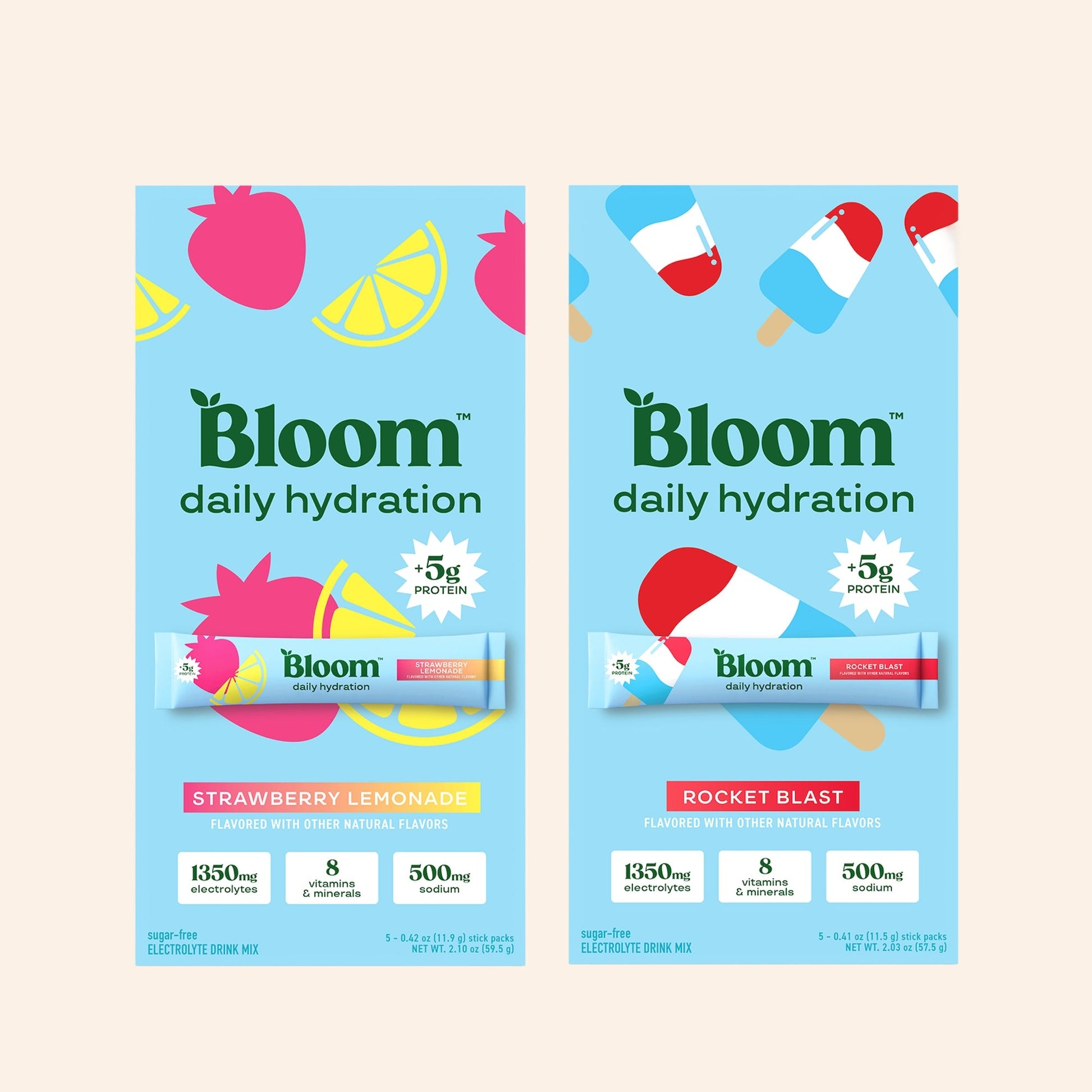 Sticks de Hidratación Diaria - Bloom Nutrition