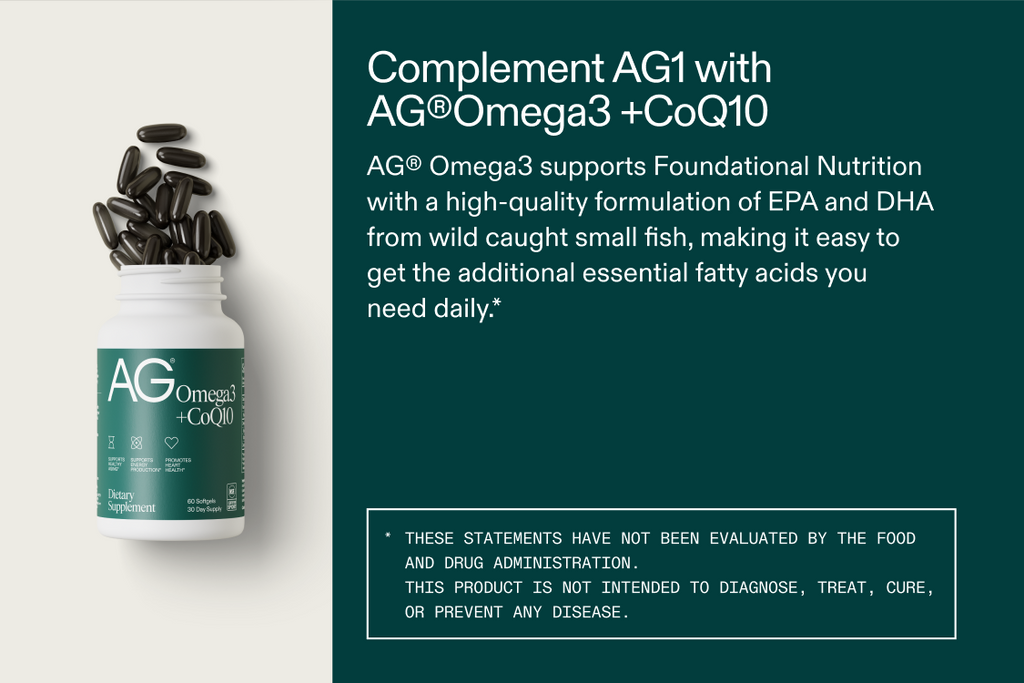 AG Omega3 + CoQ10 - AG1