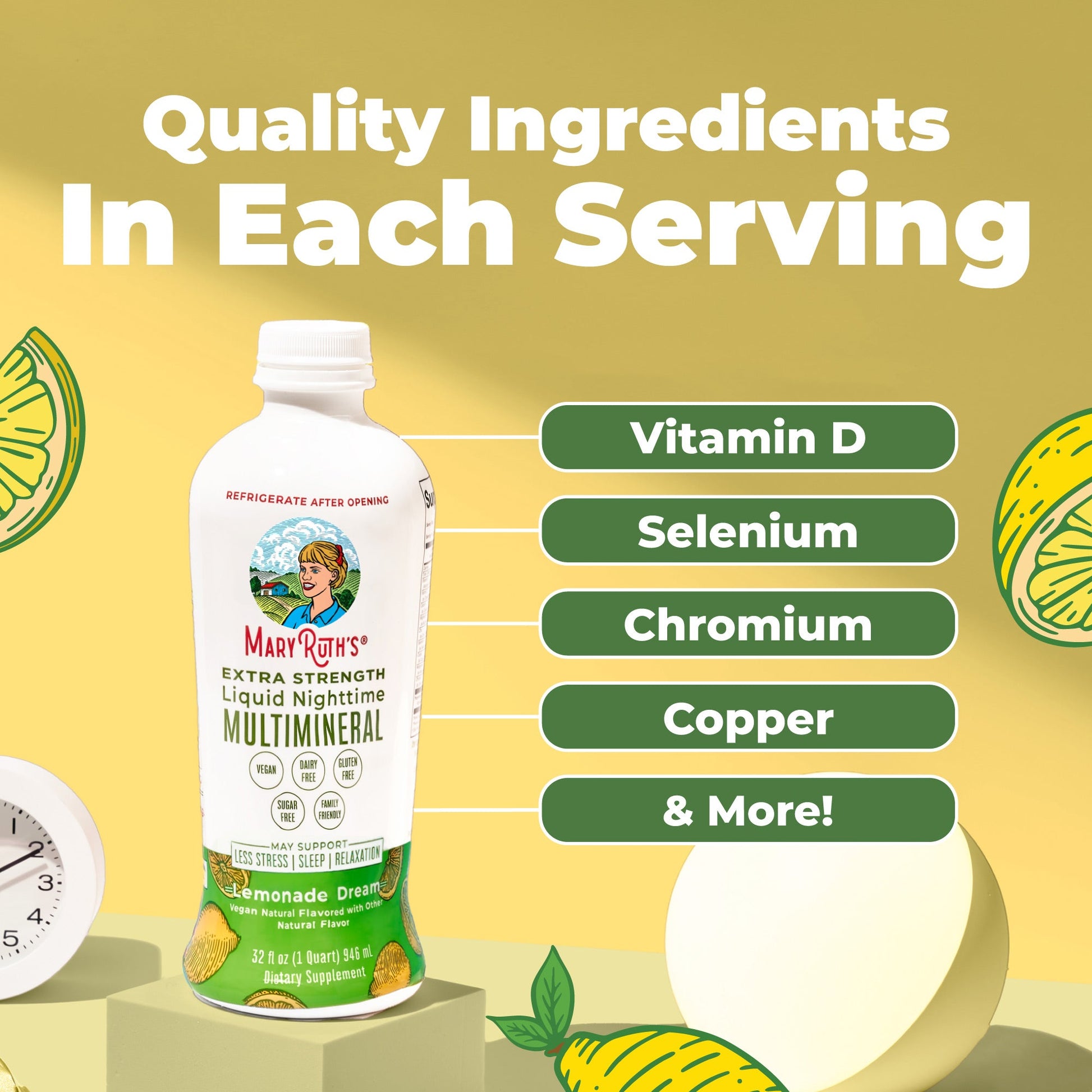 Multimineral Nocturno Extra Fuerza - MaryRuth Organics