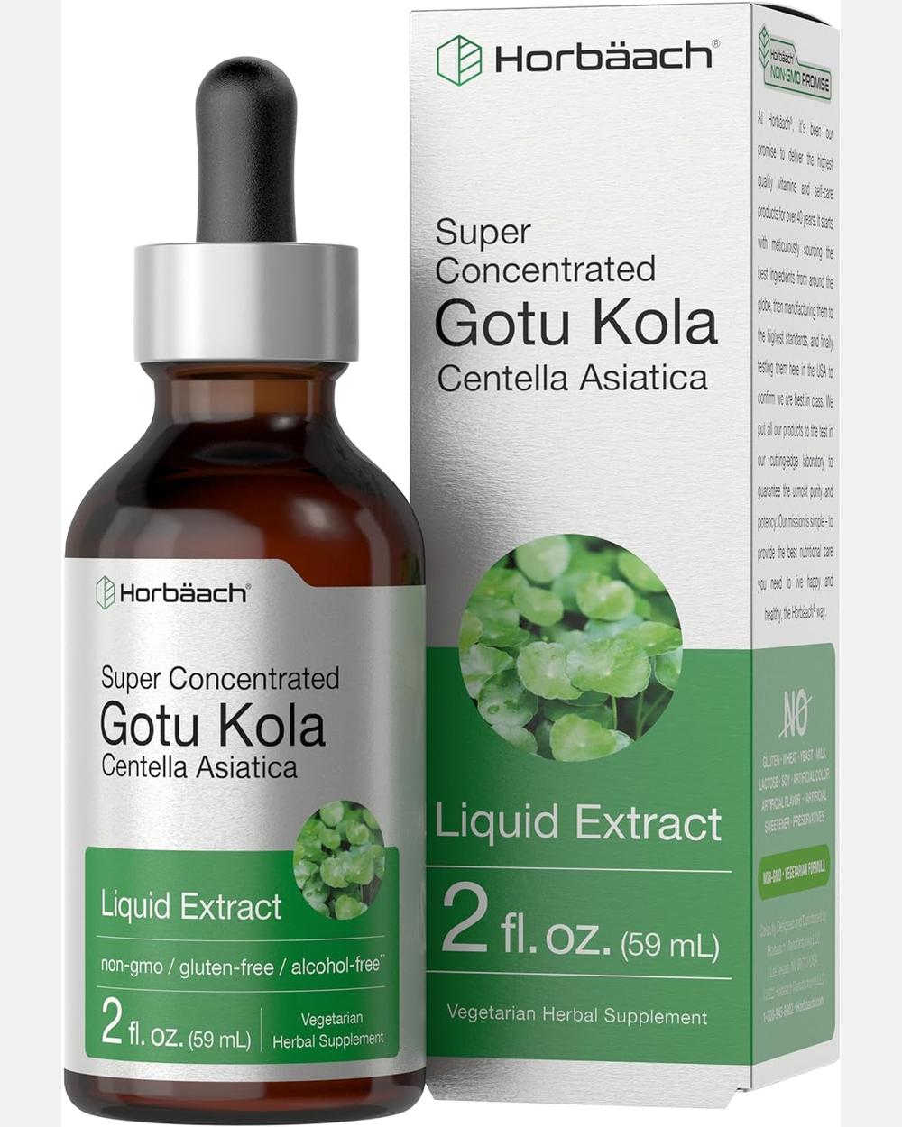 Gotu Kola Extract 2oz | Extracto Líquido de Centella Asiática - Horbaach