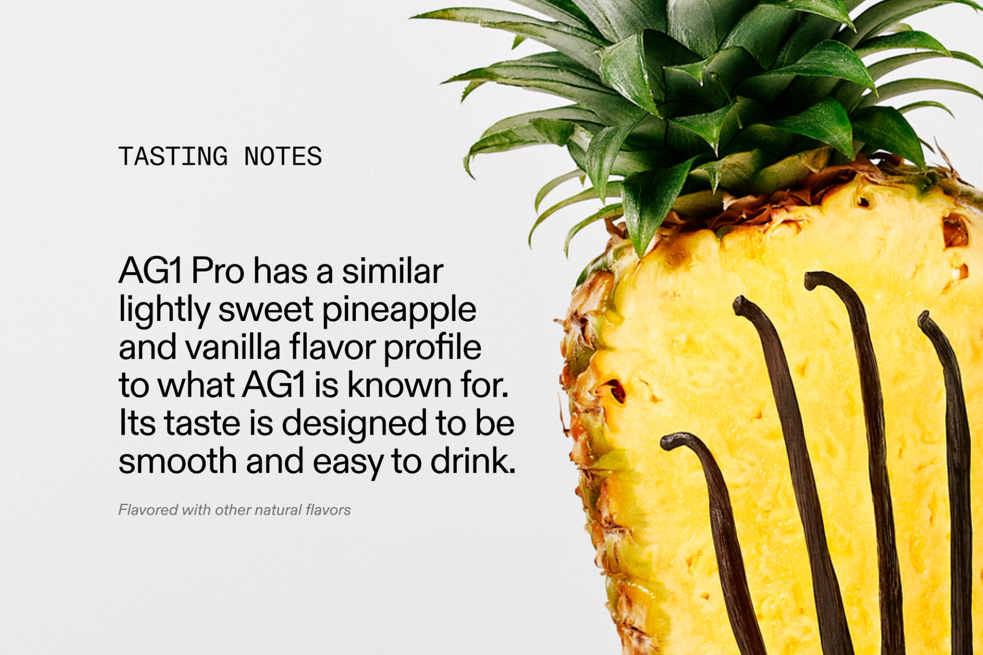 ag1 pro tasting notes