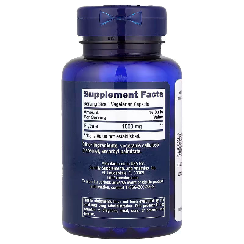Glicina 1000mg – Life Extension