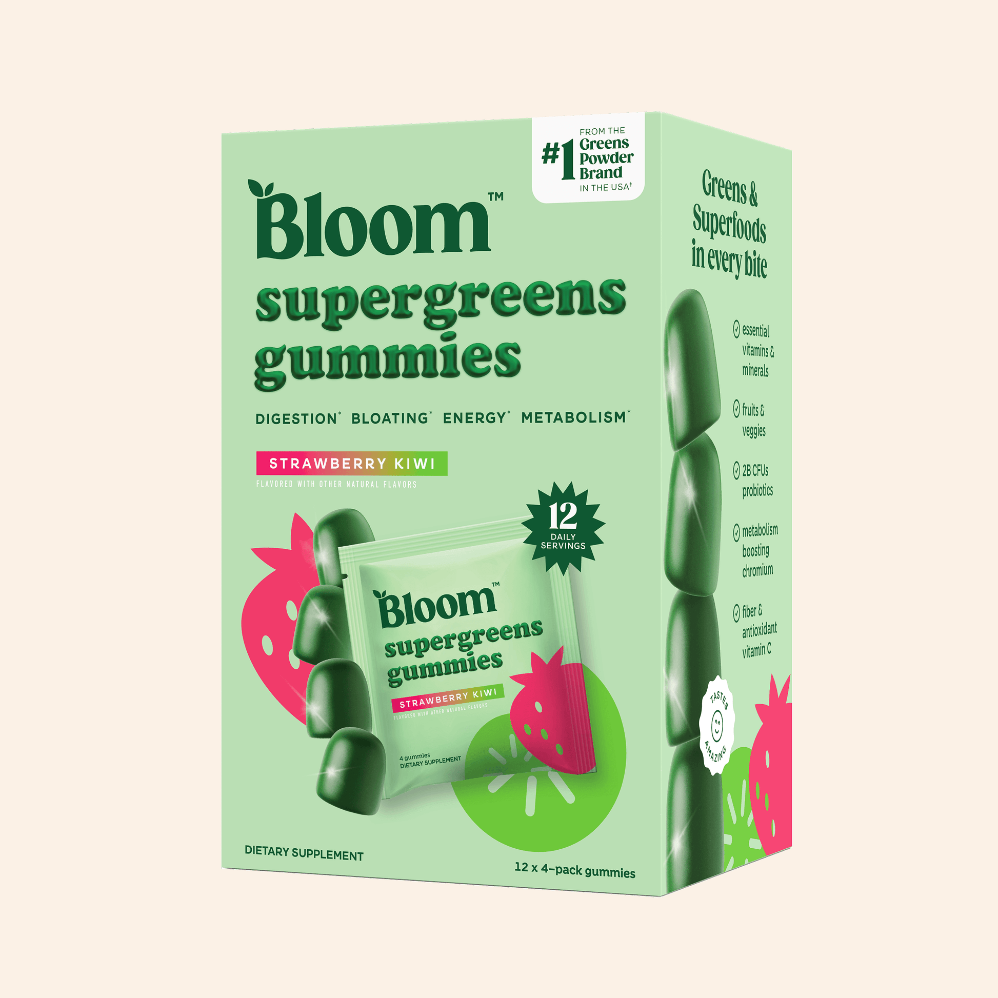 Gomitas Supergreens - Bloom Nutrition