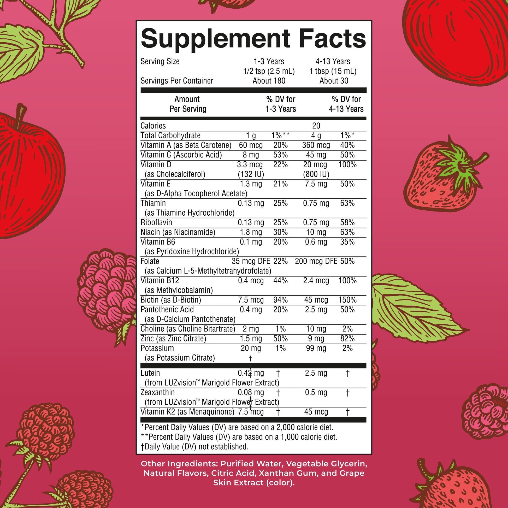 Multivitamínico Líquido Matutino para Niños - MaryRuth Organics