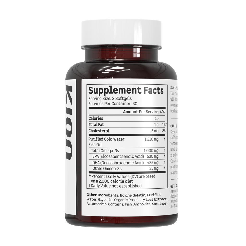 Omega Fish Oil 60 softgels - Kion