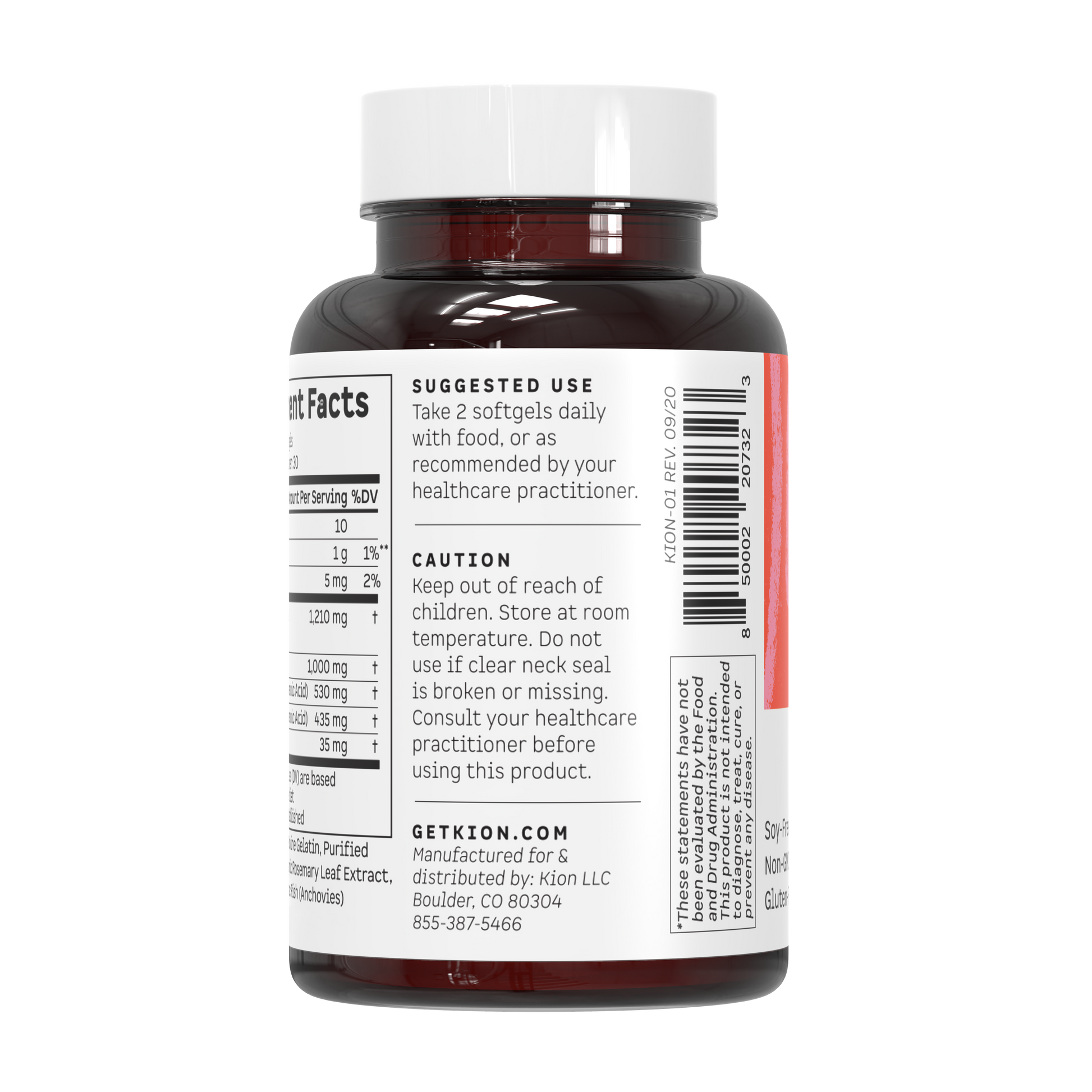 Omega Fish Oil 60 softgels - Kion