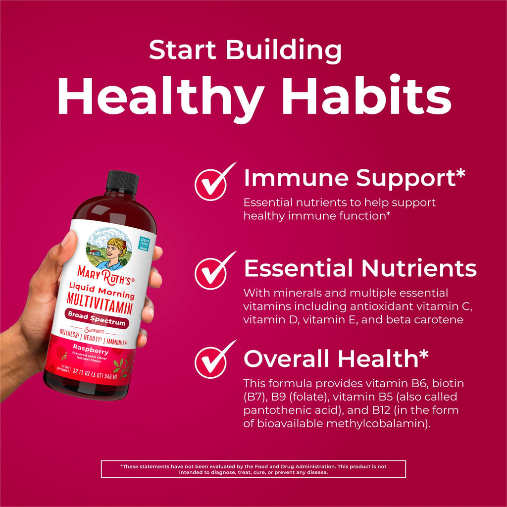 Multivitamínico Líquido Matutino - MaryRuth Organics