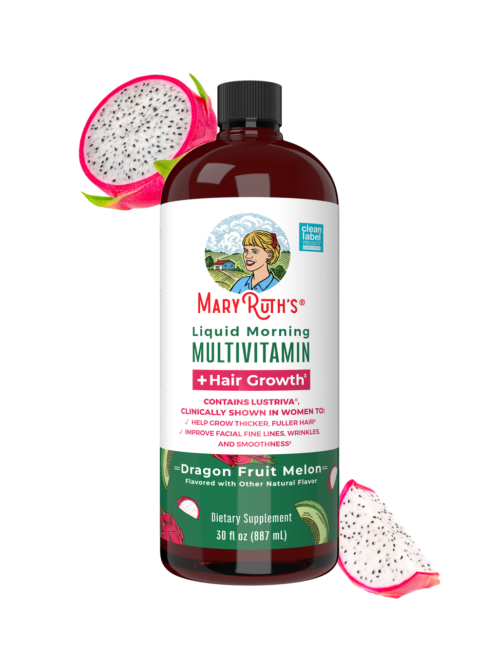 Multivitamínico Líquido Matutino + Crecimiento Capilar - MaryRuth Organics