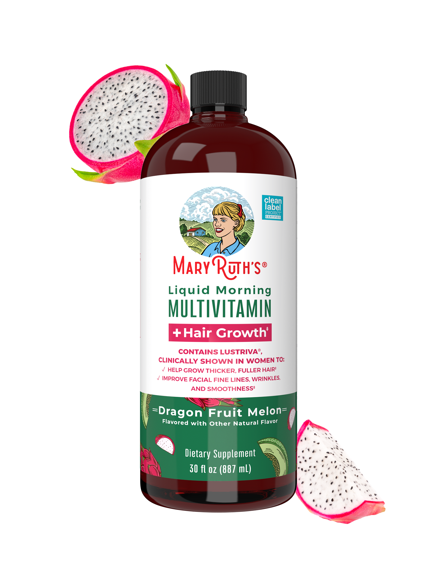 Multivitamínico Líquido Matutino + Crecimiento Capilar - MaryRuth Organics