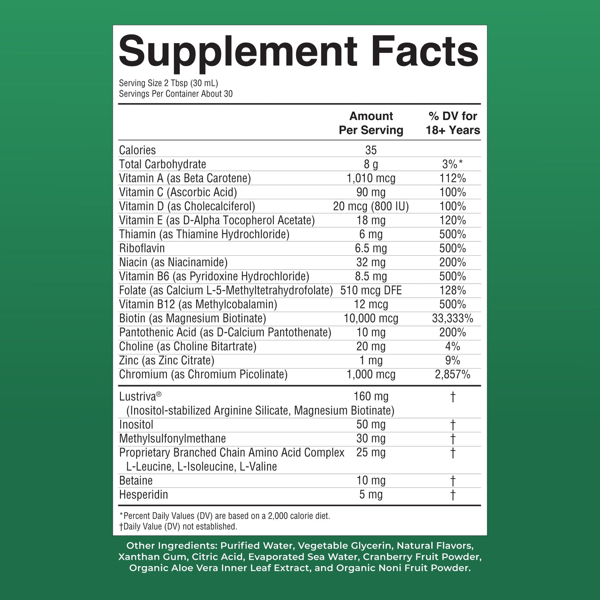 Multivitamínico Líquido Matutino + Crecimiento Capilar - MaryRuth Organics