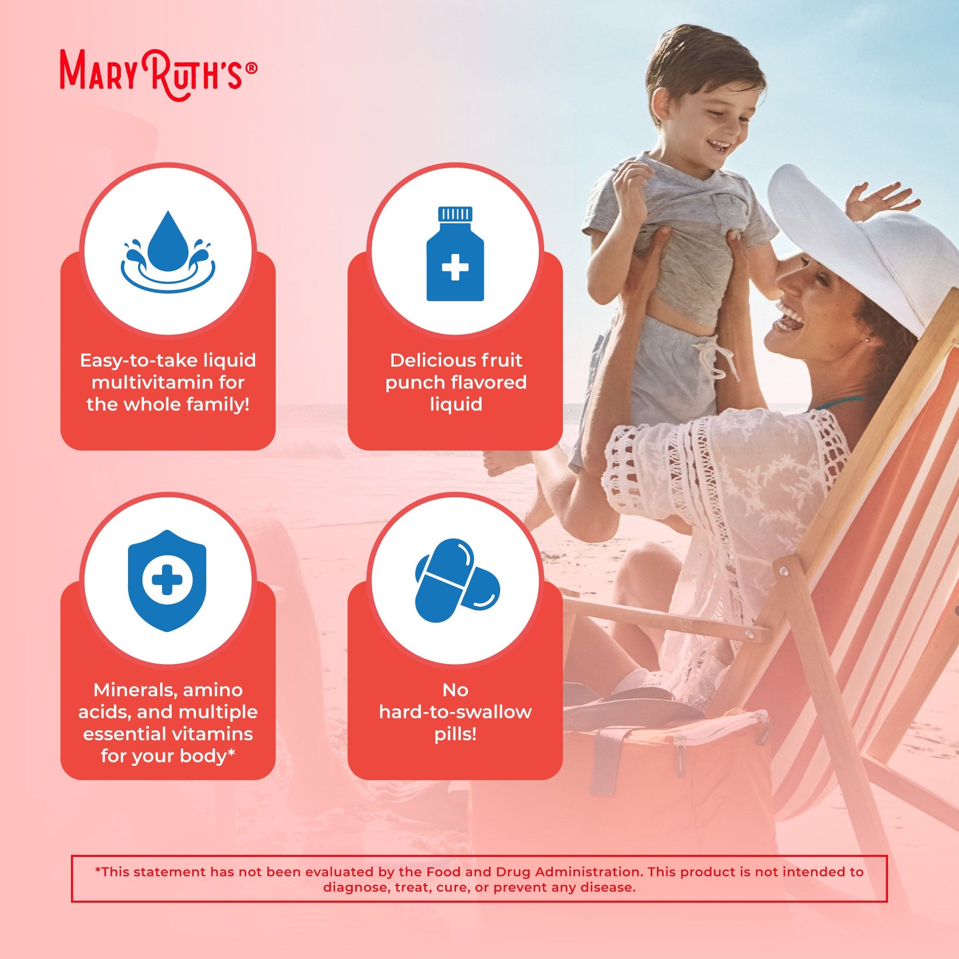 Multivitamínico Líquido Matutino Essentials+ - MaryRuth Organics