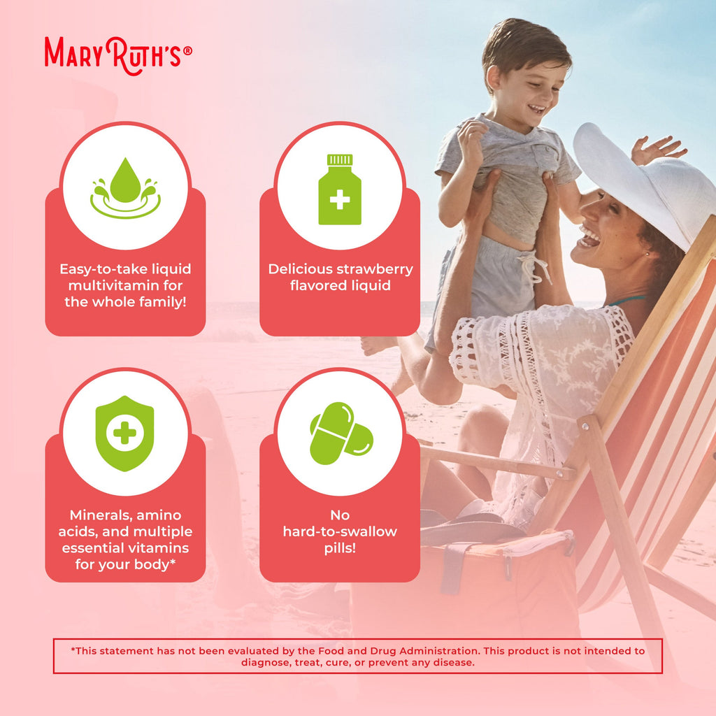 Multivitamínico Líquido Matutino Essentials+ - MaryRuth Organics